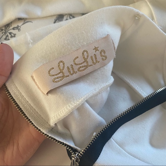 LULUs White Mini Dress - Picture 4 of 7